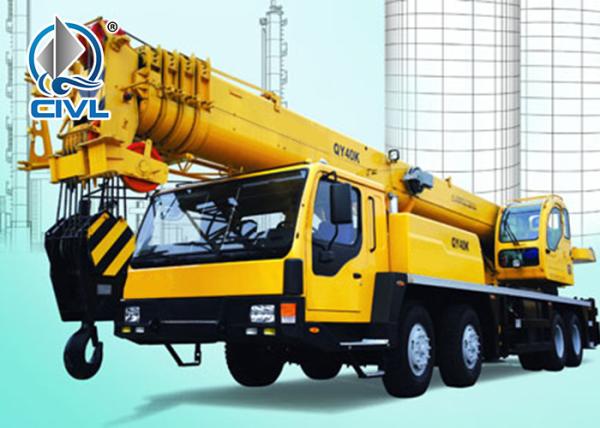 Full Hydraulic Power Steering XCMG RT40E 40 Ton All Wheel Drive Small Rough