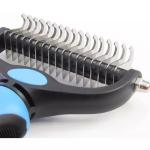 Cat Dog Pet Shedding Dematting Deshedding Comb Brush Long Handle Stainless Steel