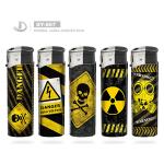 Customized Packaging Normal Label UK Logo Electric Lighter 8.2*2.49*1.0 cm