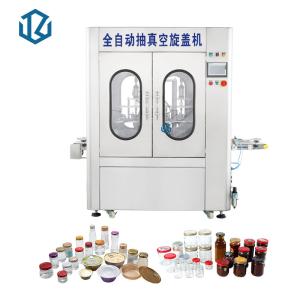Wholesale 2 / 4 / 6 Heads Automatic Vacuum Capping Machine For Food Sauce Jars Glass Containers from china suppliers