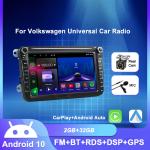 Android 10 VW Car Radio USB FM With HD Radio / Rear View Camera