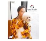 Unisex Handsome Plaid Matching Pet Owner Set T Shirt Striped