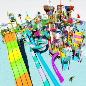 Wholesale 114mm Pole Outdoor Water Playground Fun And Safe For Families At Water Parks from china suppliers