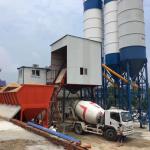 HZS35 HZS75 Concrete Mix Plant 35M3/H 75M3/H Hopper Type Concrete Mixing Station