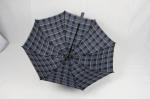 Blue Tartan Windproof Golf Umbrellas 30 Inch Automatic With Fiberglass Frame