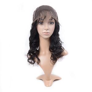 China Loose Wave Glueless Full Lace Wigs , Glueless Human Lace Wigs 7A Virgin Hair on sale
