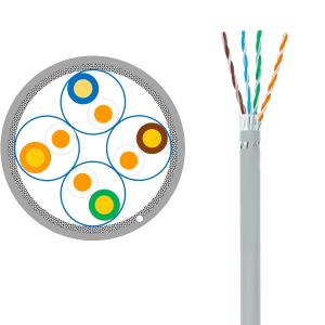 Wholesale OEM ODM S-FTP Cat7A Ethernet Cable 50m For Telecommunication from china suppliers