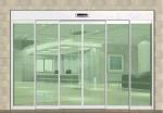 Diaphanous Gass aluminum profile exterior Telescopic Sliding Door OEM Service