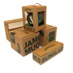 Sunglasses Kraft Paper Sustainable Gift Box Packaging 5.5X5X4CM Size ROHS