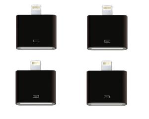 Wholesale Fashionable 30 Pin to 8 Pin Data Sync Adapter for iPhone 5 5s 5c iphone4 cable cord black from china suppliers