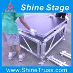 mordern assemble aluminium stage with steps