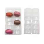 Single Piece 2X6 Arrangement 12 Pack Clear Plastic Macaron Tray Plastic Insert