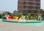 10x10m sea beach fun kids N adults giant inflatable amusement park with big