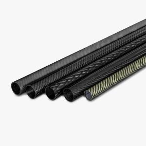 Wholesale 3K Glossy Twill Surface Carbon Fiber Pipes / Tubes / Tubing Customized High Strength from china suppliers