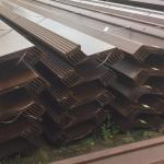 Q235 Q345 Z Type Steel Sheet Pile Hot Rolled 6 - 25mm Thickness