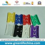 Open Faced Holder Blue Hard Plastic ID Card Pack
