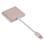 24AWG 3 In 1 USB C HUBs 1080P USB To HDMI Adapter 4k Cable 20cm 10Gbps