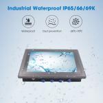 Industrial PC Computer 64GB SSD IP/65/66/67 Resistive/ Capacitance Touch