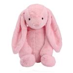 OEM Fluffy Cute Rabbit Plush Toy As Girl'S Birthday Gift