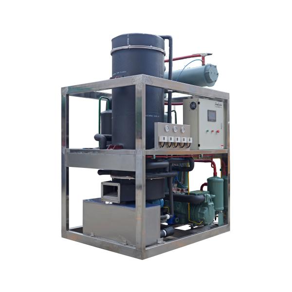 1000kg Tube Ice Making Machine 1ton Industrial Ice Block Maker with Compressor