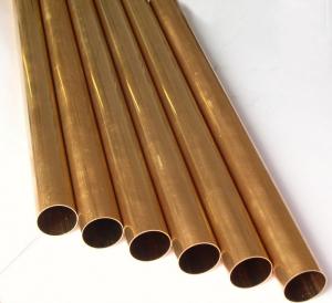 Wholesale C11000 ASTM Copper Pipe , Air Conditioner Copper Pipe 0.2mm 0.5mm Thickness from china suppliers