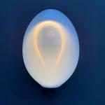Nordic Modern Minimalist Glass Color Gradient Balloon Wall Lamp Corridor Bedroom