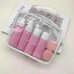 Delicate Design 50ml Plastic Travel Bottle Set With Luxurious Appearance