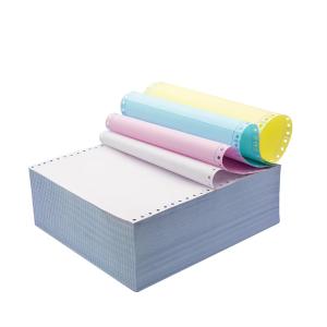 Wholesale Eco Friendly Uncoated Carbonless Paper Form with Perforation 123456 Parts for Dot Matrix Printers from china suppliers