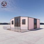 Double Wing Prefab Container House with Broken Bridge Aluminum Window
