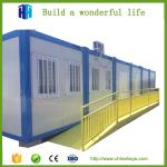 china reefer movable 20ft two story steel structure container house in south
