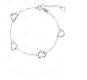 Wholesale Korean Korean love silver jewelry bracelet luxury gifts from china suppliers