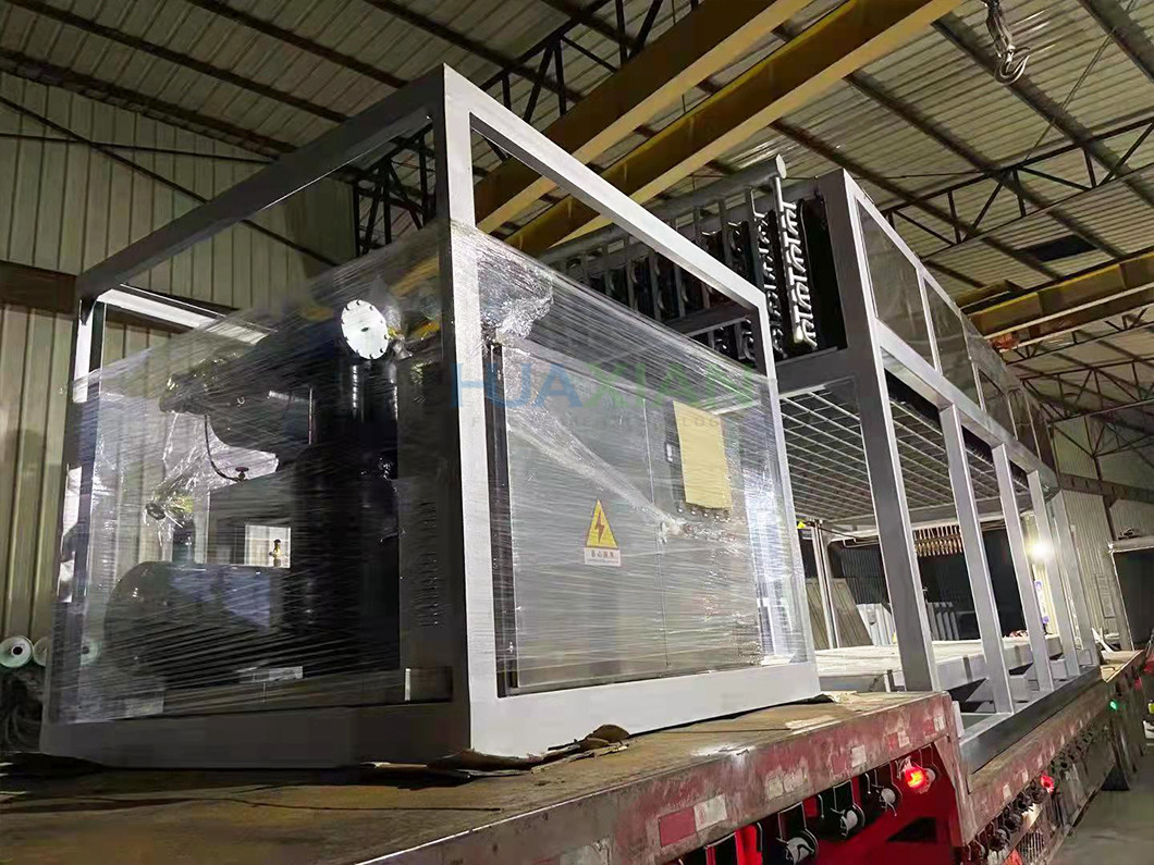 20 Tons Block Ice Machine Water Cooled Crushed Ice Blocks For Fish Preservation