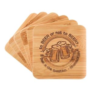 Wholesale square shape drink coaster set cheap beer coaster for hot selling and wholesale price from china suppliers