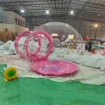 Size 4m Plastic Igloo Tent PVC Material OEM Blow Up Bubble Tent