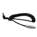Power Supply Red Camera Monitor Cable Lemo 2 Pin To DC 2.5MM