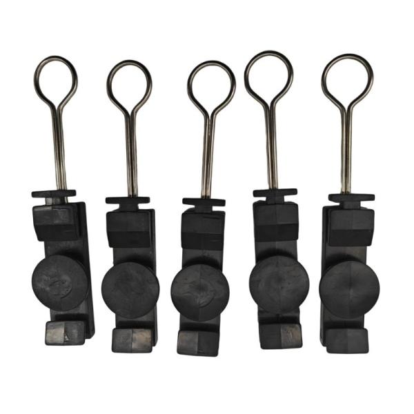 FTTX FTTH Nylon and Steel ABS Plastic Open Hook Fiber Drop Cable Clamp for Fiber