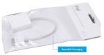 White Twisted Pair Apple Digital AV Adapter To VGA ROSH CE Certification
