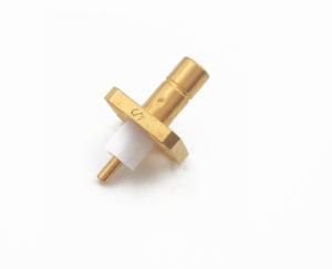 Wholesale Gold Plated Waterproof Coaxial Connector Smb Antenna Connector With Four Holes Flange Mounting from china suppliers