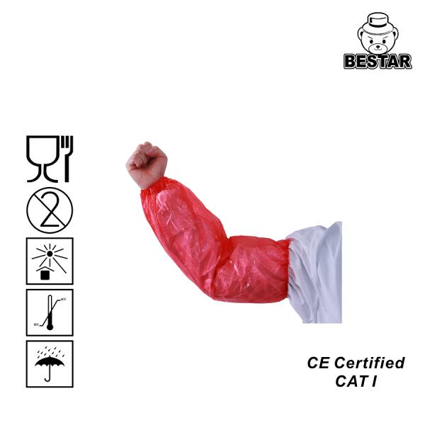 PE Disposable Oversleeve CE Disposable Protective Sleeve Over For Food Processing