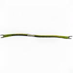 Ground cable RV6mm² both ends LY0020-2019 yellow green 180mm automotive wiring