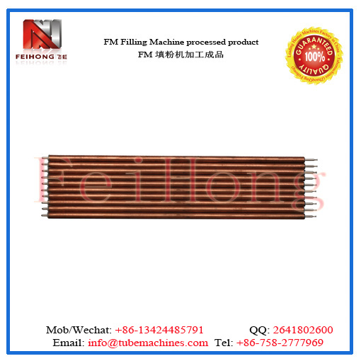 heaters fill by FM filling machine