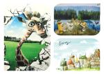 Single Printing Head 9600DPI High Definition Oil Paints Wall Mural Printer