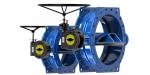 Stainless Steel Butterfly Control Valve , Ductile Iron Double Offset Butterfly