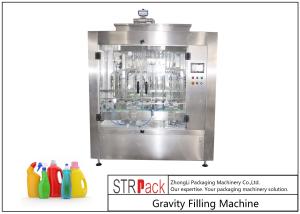 Wholesale Touch Screen Control Automatic Liquid Filling Machine , Time Gravity Liquid Filling Equipment from china suppliers