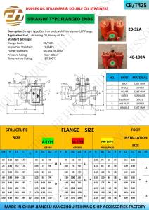 Wholesale How To Order For Duplex Oil Filter AS32 Cb/T425 Duplex Oil Straienrs from china suppliers