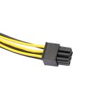 ATX 6Pin to 8 pin cable modular cord Male to female
