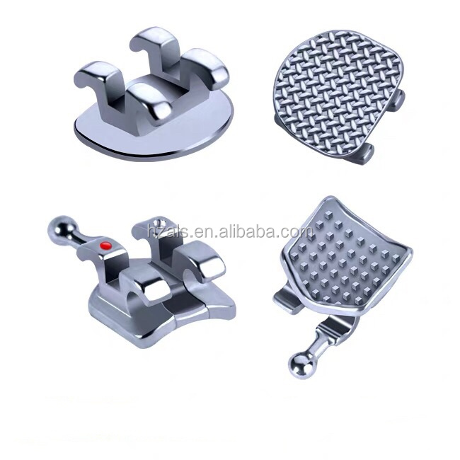 CCC Certified Mini Orthodontic Bracket Bondable Metal Dental Teeth Molar Braces