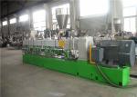 Co Rotating Twin Screw Extruder Machine Air Actuated Granulating 300rpm Speed