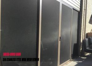 Wholesale Black Stainless Steel Fly Screen Mesh Powder Coated T 316 0.9 Mm X 10 Mesh from china suppliers
