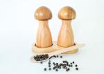 Refillable Wooden Salt And Pepper Grinders Sustainable Wood Durable